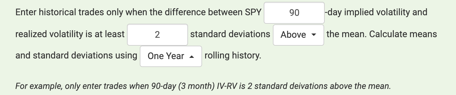 IV vs. RV Std Screenshot