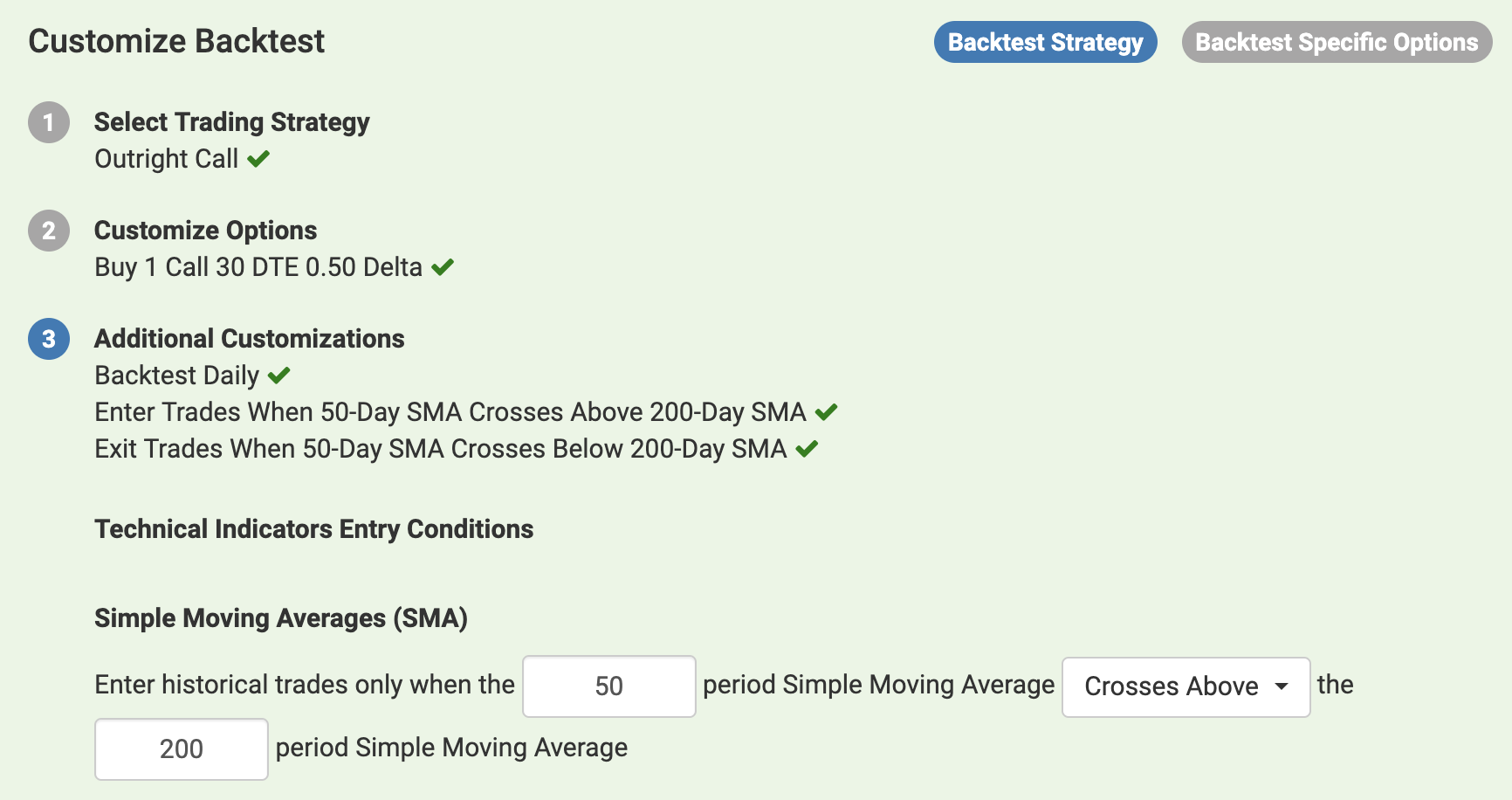 Simple Moving Averages Screenshot